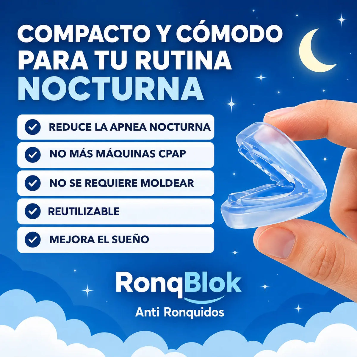 Ronqblok Placa Anti Ronquidos